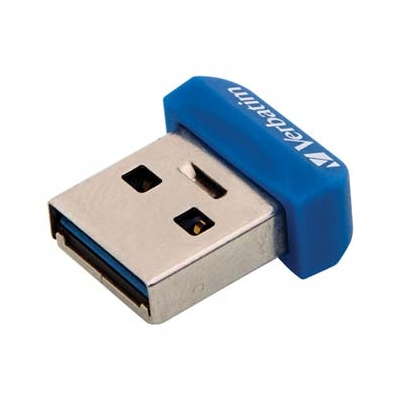 Verbatim USB flash disk USB 3.0 64GB Nano StoreNStay niebieski 98711 USB A