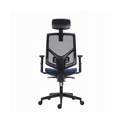 Powerton ERGO TINA Ergonomiczny fotel biurowy, Ciemny niebieski