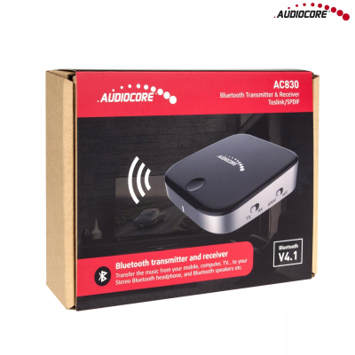 Audiocore AC830 adapter Bluetooth 2w1 transmiter