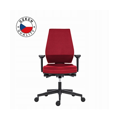 Powerton ERGO SIMA Ergonomiczny fotel biurowy, Czerwony