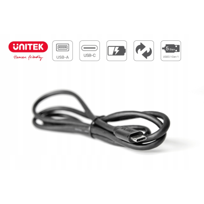 Unitek Y-C474BK kabel 1m USB TYP-C do USB 3.0