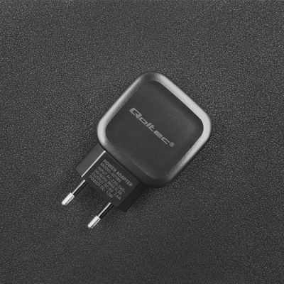 Qoltec Ładowarka sieciowa 12W 5V 2.4A 2xUSB