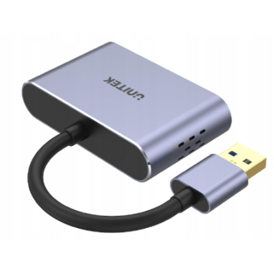 Unitek Adapter USB na HDMI i VGA, FullHD