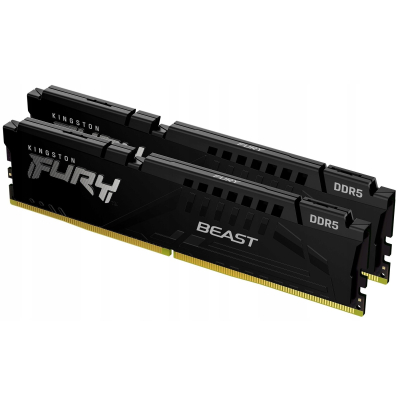 Kingston Pamięć DDR5 Fury Beast Black 16GB(2* 8GB)/5600 CL36 EXPO