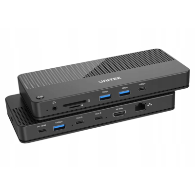 Unitek Przełącznik KVM 4K Hub USB 11 portów