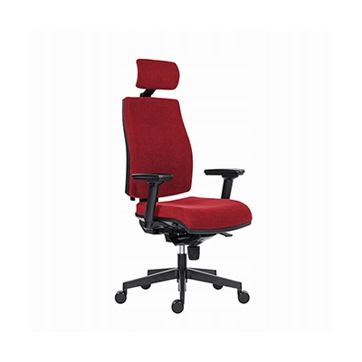 Powerton ERGO JANA Ergonomiczny fotel biurowy, Czerwony