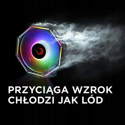 Rampage RM-C04 Coolblade Chłodzenie procesora 120mm LED 1600RPM LGA1700/AM5