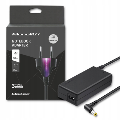 Qoltec Zasilacz do Acer 30W 19V 1.58A 5.5*1.7 +kabel zasilający 51514
