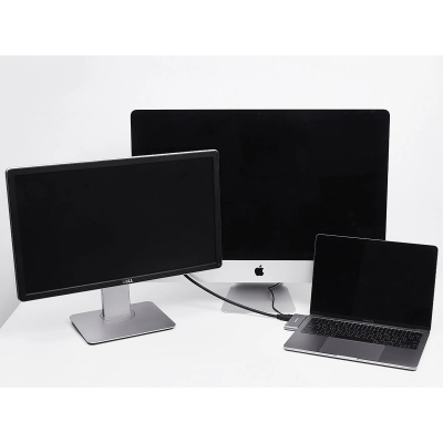 CANYON HUB DS-5 5 w 1 Thunderbolt 3 4k Szary