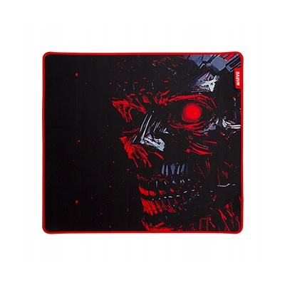Marvo Podkładka pod mysz, Noob L, do gry, czarno-czerwona, 450 x 400 x 3 mm
