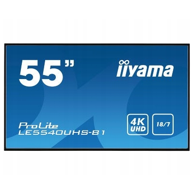 Monitor IIyama 55 LE5540UHS-B1 4K 18/7, AMVA3 HDMI