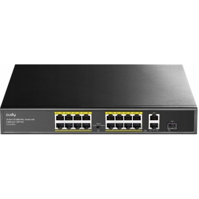 CUDY Przełącznik FS1018PS1 16xFE PoE+ 200W 1xSFP Sklep KOZIENICE RADOM