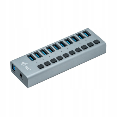 I-TEC Hub USB3.0 z ładowaniem, 10 portów