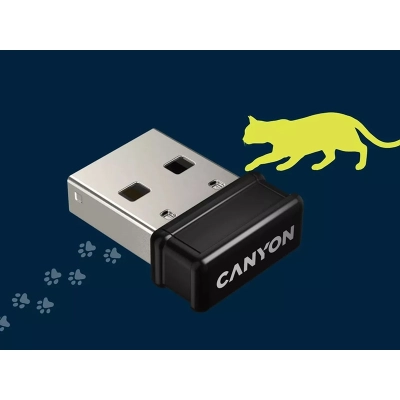 CANYON Zestaw klawiatura i mysz HSET-W6 Z Podkładką Różowy