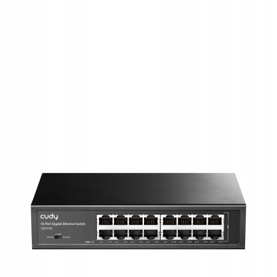 CUDY Przełącznik GS1016 16xGE metalowa obudowa