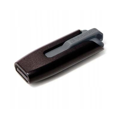 Verbatim USB 3.0, 128GB, V3, Store N Go, czarny, 49189, z wysuwanym złączem