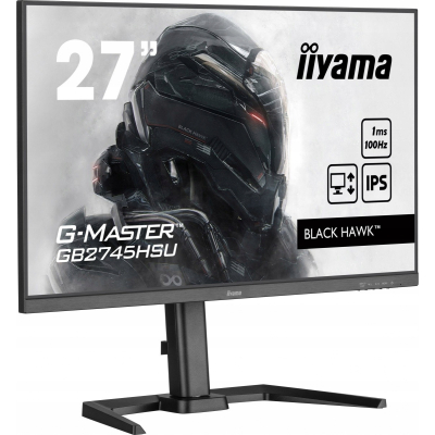 IIYAMA Monitor 27 cali GB2745HSU-B2 IPS FHD 100Hz 1ms 2xUSB 300cd