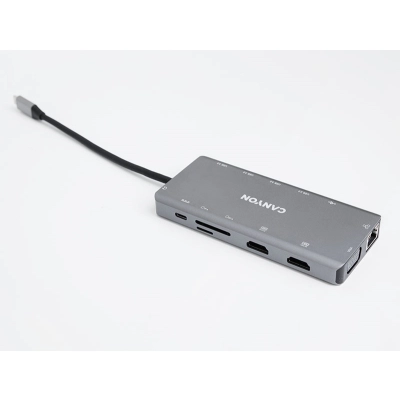 CANYON HUB DS-12 13 w 1 4k USB-C Szary
