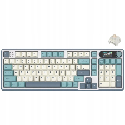 ROYAL KLUDGE RK-S98 Light Cloud Gaming Keyboard Beige switch