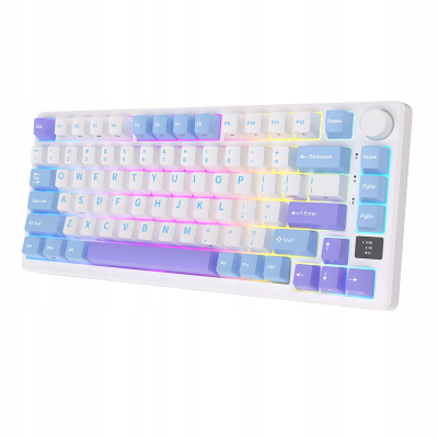 ROYAL KLUDGE RK-M75 Taro Milk Gaming Keyboard Brown switch