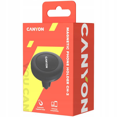 CANYON Uchwyt na telefon CH-2 Vent Magnetyczny Czarny