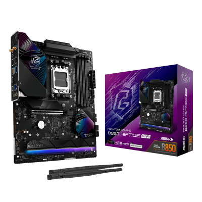ASRock Płyta główna B850 Phantom Gaming Riptide WiFi AM5 4DDR5 ATX