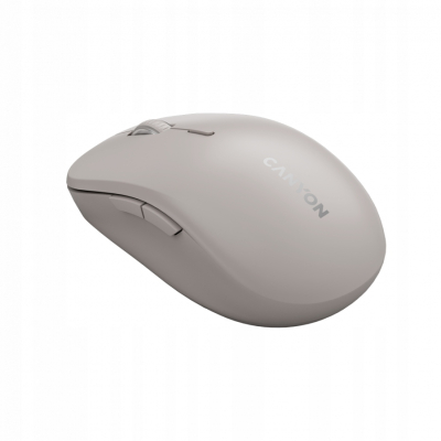 Canyon MW-12 - mysz bezprzewodowa Dual-Band 2.4 GHz + BT Beżowa