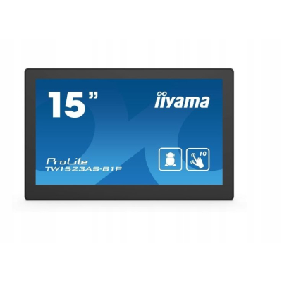 IIYAMA Monitor 15 cal TW1523AS-B1P 10P,DOT IPS ANDROID USB WIFI MIC 2W