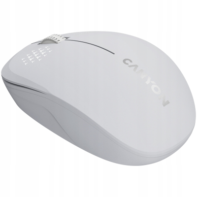 Canyon MW-04 - bezprzewodowa mysz Bluetooth/2.4 GHz, 3 przyciski (biała)
