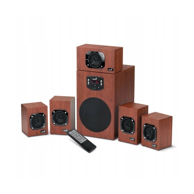 Genius głośniki SW-HF 5.1 4600 v2, 5.1, 120W zdalne sterowanie, kino domowe