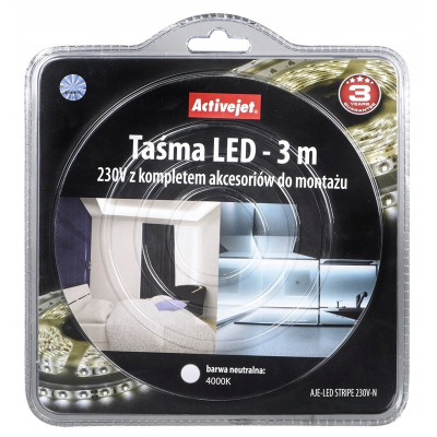 Taśma LED Activejet AJE-LED STRIPE (200 lm; Neutra