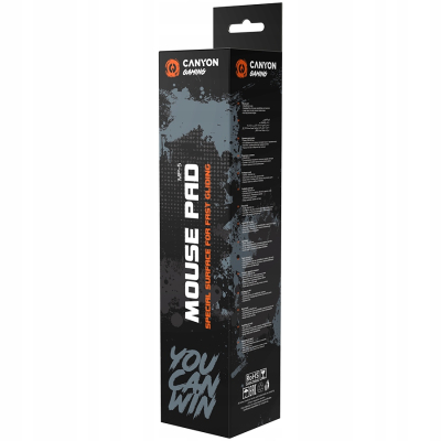 Canyon MP 5 podkładka gamingowa 350×250×3 mm Multi-Spandex czarna