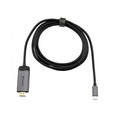 Verbatim USB (3.1) hub 1-port, długość przewodu 1,5m, adapter USB C na HDMI
