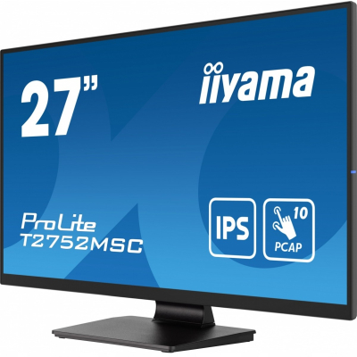 IIYAMA Monitor 27 cali T2752MSC-B1 10 PKT. POJ,IPS HDMI DP 2x2USB 2x1W 7H Sklep KOZIENICE RADOM