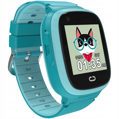 CANYON Smartwatch Sunny KW 48 4G GPS Gry Muzyka Niebieski