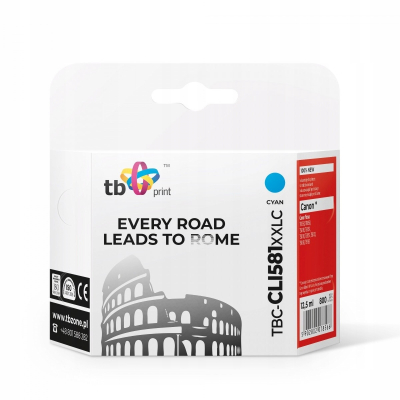 Tusz TB do Canon CLI-581XXL TBC-CLI581XXLC CY 100%
