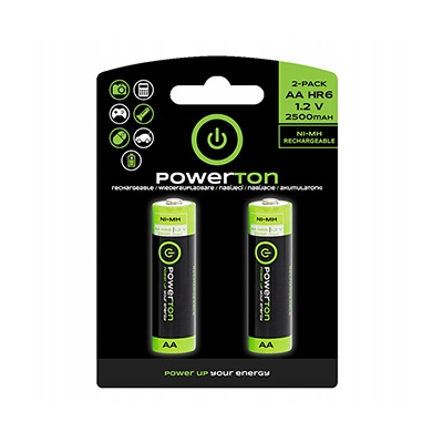 Powerton ENERGY RECHARGE Akumulatorki Ni-MH baterie AA, 2-pack