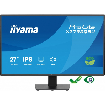 Monitor iiyama 27 cali X2792QSU-B1 IPS QHD 120Hz HDMI DP 350cd 1500:1