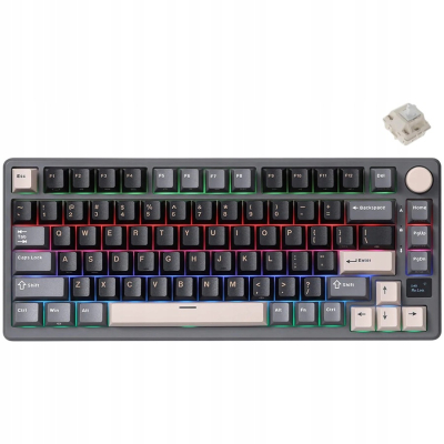ROYAL KLUDGE RK-M75 Phantom Gaming Keyboard Cream switch