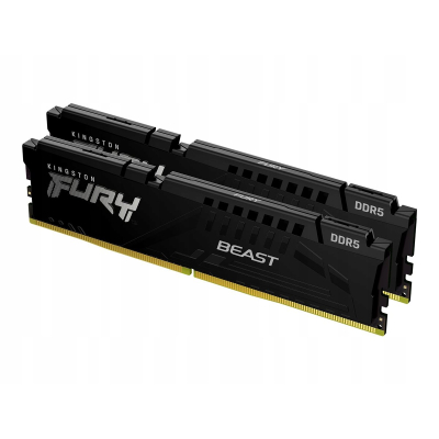Kingston Pamięć RAM FURY Beast DDR5 32GB 2x16GB 6400 CL32 EXPO Czarna SKLEP KOZIENICE RADOM