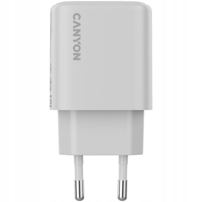 CANYON Ładowarka sieciowa OnCharge 250 25W 1xPD EU Biała