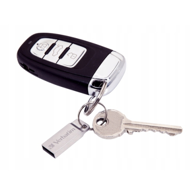 Verbatim USB flash disk USB 2.0 64GB Metal Executive StoreNGo srebrny 98750