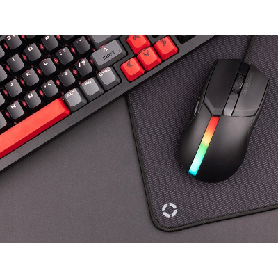 Mysz przewodowa gamingowa Tracer GAMEZONE COOL 12000DPI RGB Optyczna Czarna