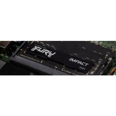 Kingston Pamięć DDR4 FURY Impact SODIMM 16GB(1*16GB)/2666 CL15 1Gx8