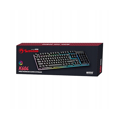 Marvo SOLDAT 20 Klawiatura przewodowa (USB) CZ/SK, czarna