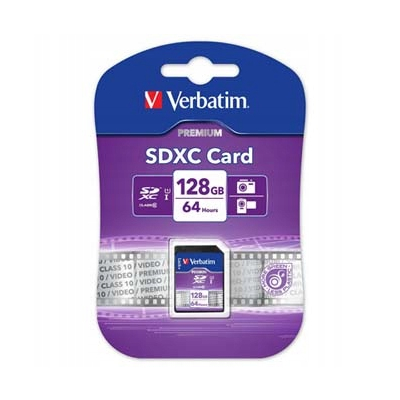 Verbatim Karta pamięci Secure Digital Card Premium U1, 128GB, SDXC, 44025