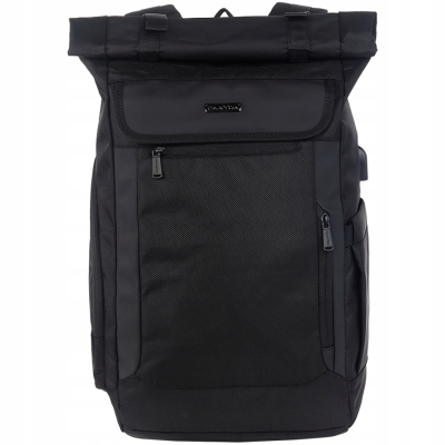 Canyon RT 7 plecak miejski na laptop 17.3" rolltop wodoodporny czarny