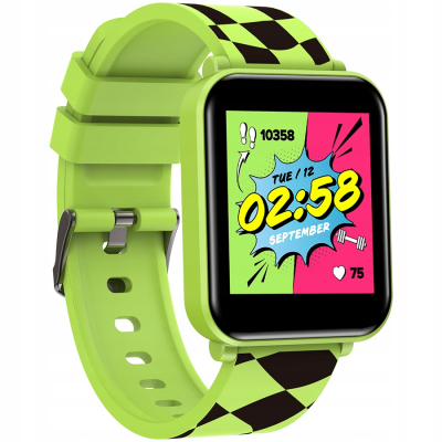 CANYON Smartwatch dla dzieci Joyce KW 43 DUAL BT Music Zielony