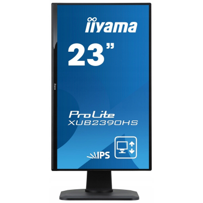 IIYAMA Monitor 23 XUB2390HS-B1 IPS DVI, HDMI
