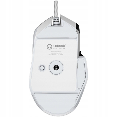 LORGAR Mysz Gamingowa Pro MSP80, 8000 Hz, Biała